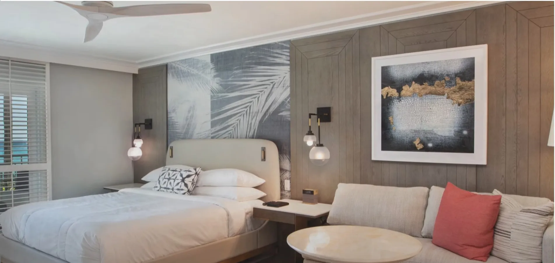 Resort guest room Finished resort guest room